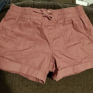 Girls Old Navy soft pink shorts